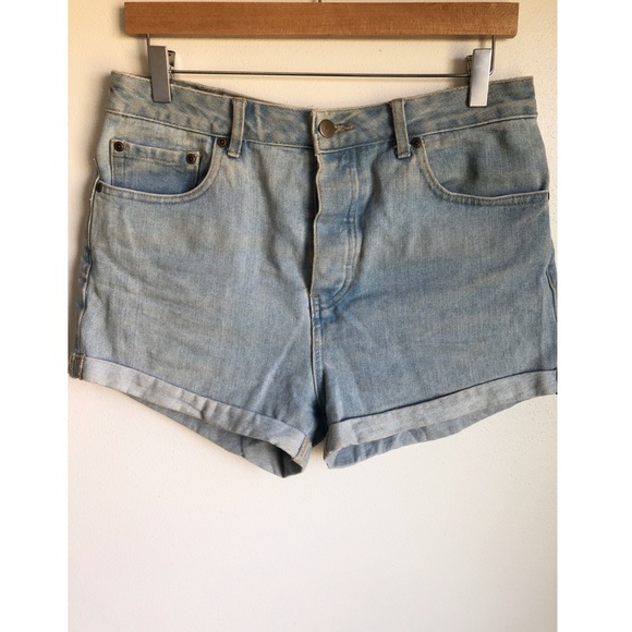 Forever 21 Pants - Forever 21 High Waisted Blue Jean Summer Shorts